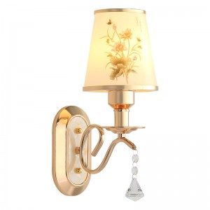 golden wall lamp living room creative simple modern bedroom staircase aisle single double head wall lamp indoor hotel bedside lamp