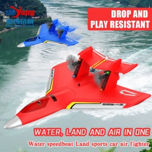 Fall-resistant and collision-resistant remote control fun simulation aircraft