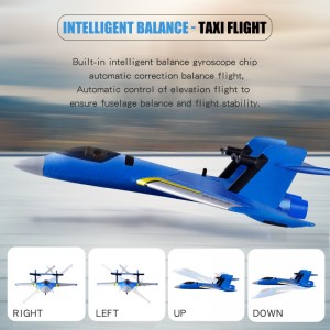 Fall-resistant and collision-resistant remote control fun simulation aircraft