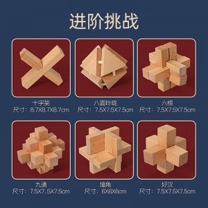 Подарочная коробка Kong Ming Lock из 6 предметов (