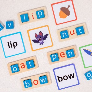 어린이 지능 알파벳 영어 카드 인지 알파벳 영어 언어 능력 학습 퍼즐 장난감