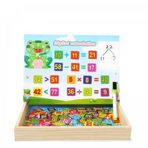 Cartoon magnetic digital operation puzzle enlightenment early education jigsaw magnetic learning toy